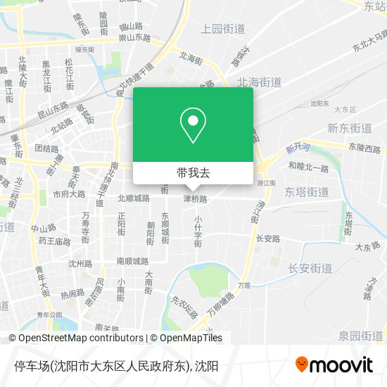 停车场(沈阳市大东区人民政府东)地图