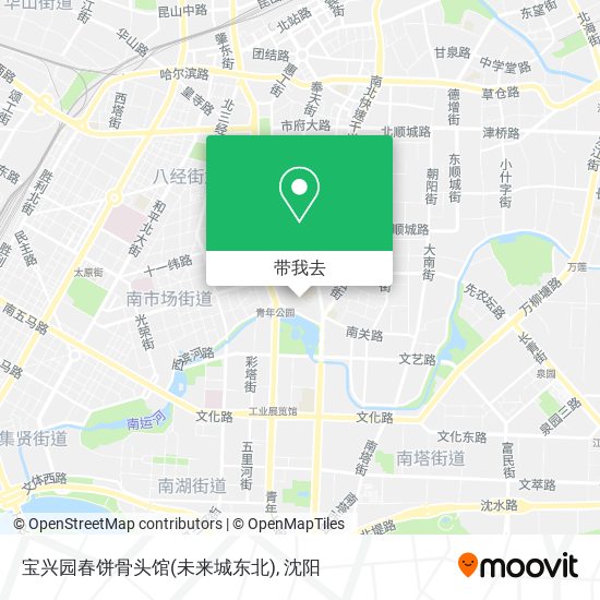 宝兴园春饼骨头馆(未来城东北)地图