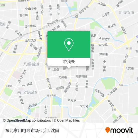 东北家用电器市场-北门地图