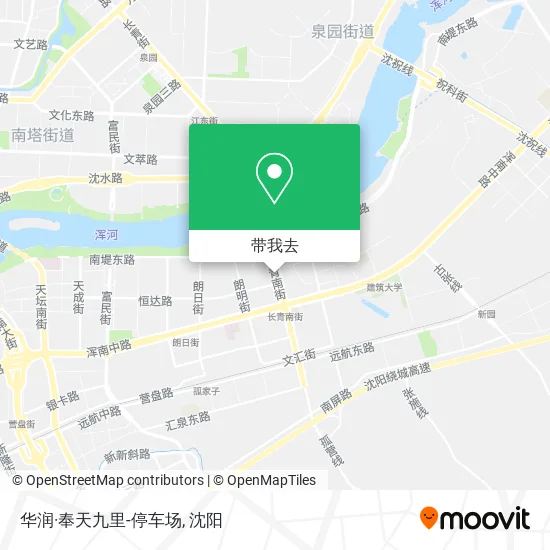 华润·奉天九里-停车场地图
