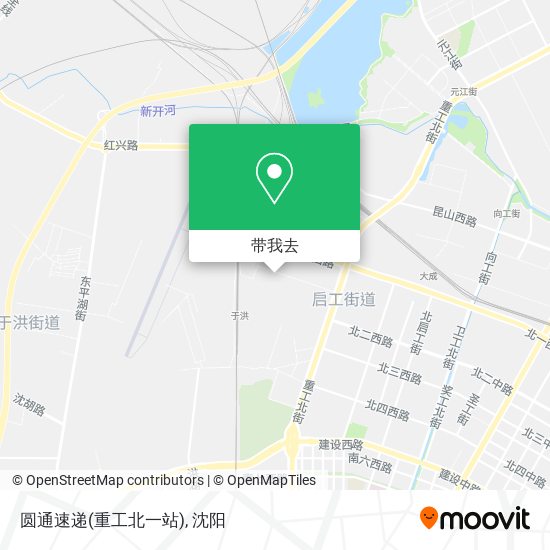 圆通速递(重工北一站)地图
