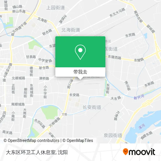 大东区环卫工人休息室地图