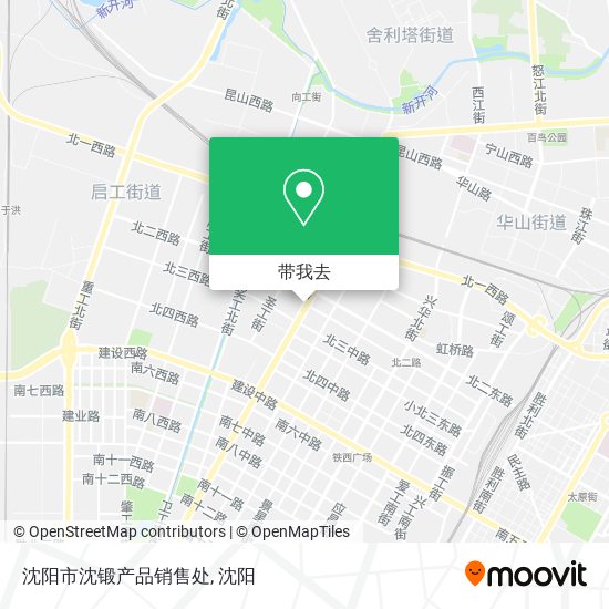 沈阳市沈锻产品销售处地图