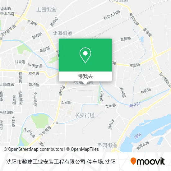 沈阳市黎建工业安装工程有限公司-停车场地图