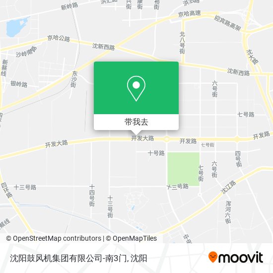沈阳鼓风机集团有限公司-南3门地图