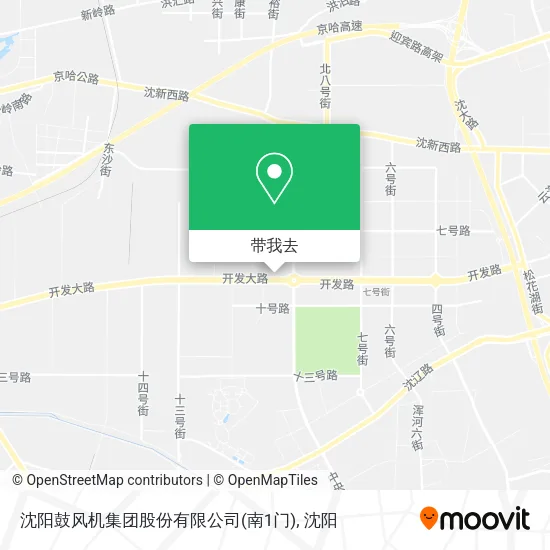 沈阳鼓风机集团股份有限公司(南1门)地图