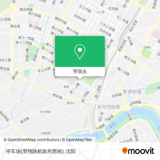 停车场(滑翔路邮政所西南)地图