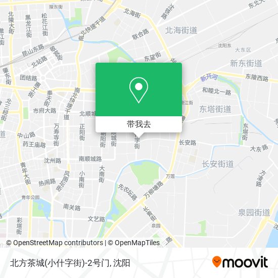 北方茶城(小什字街)-2号门地图