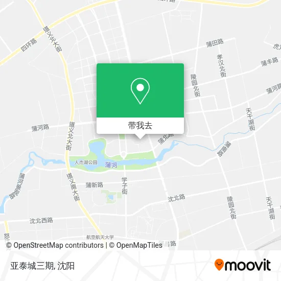亚泰城三期地图