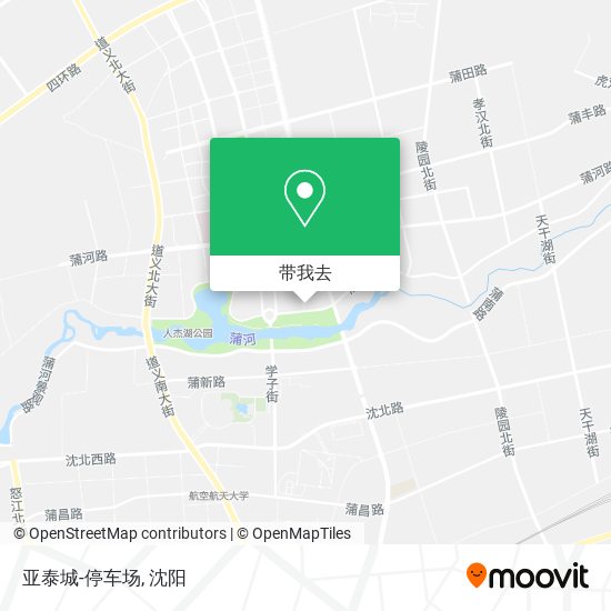 亚泰城-停车场地图