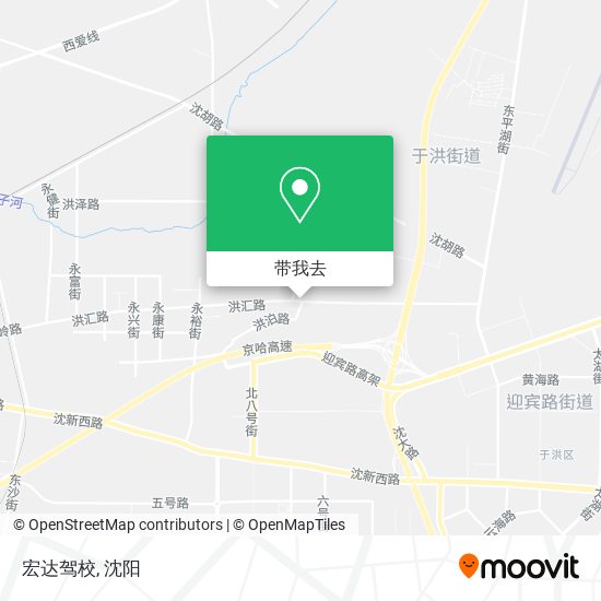 宏达驾校地图