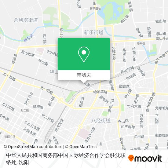 中华人民共和国商务部中国国际经济合作学会驻沈联络处地图