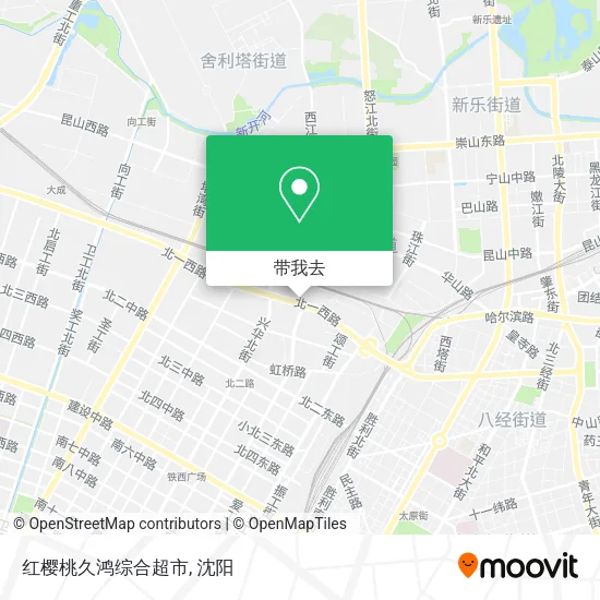 红樱桃久鸿综合超市地图