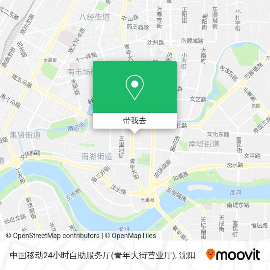中国移动24小时自助服务厅(青年大街营业厅)地图