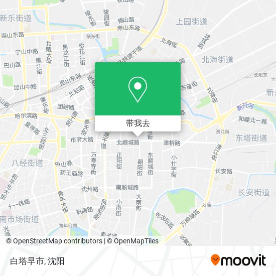 白塔早市地图