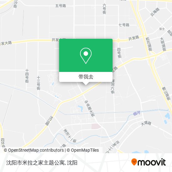 沈阳市米拉之家主题公寓地图