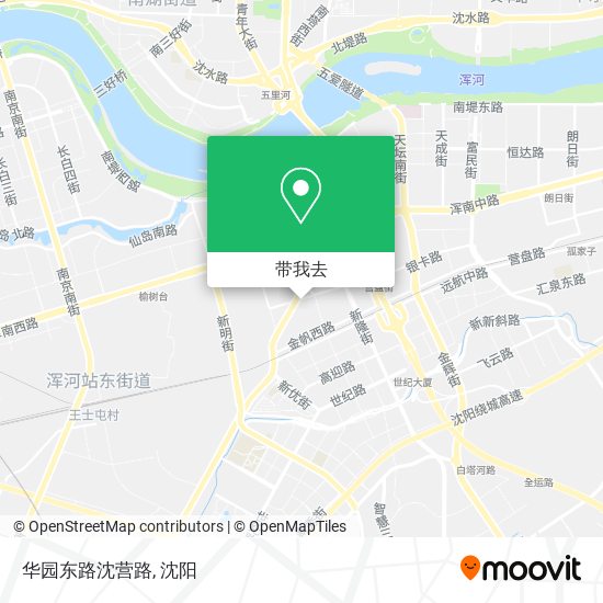 华园东路沈营路地图