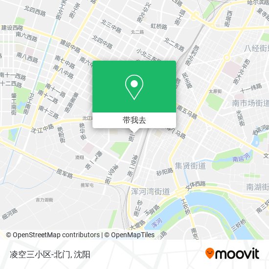 凌空三小区-北门地图