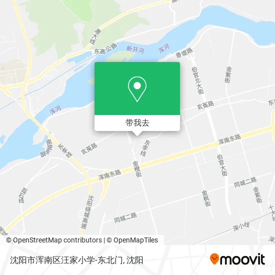 沈阳市浑南区汪家小学-东北门地图