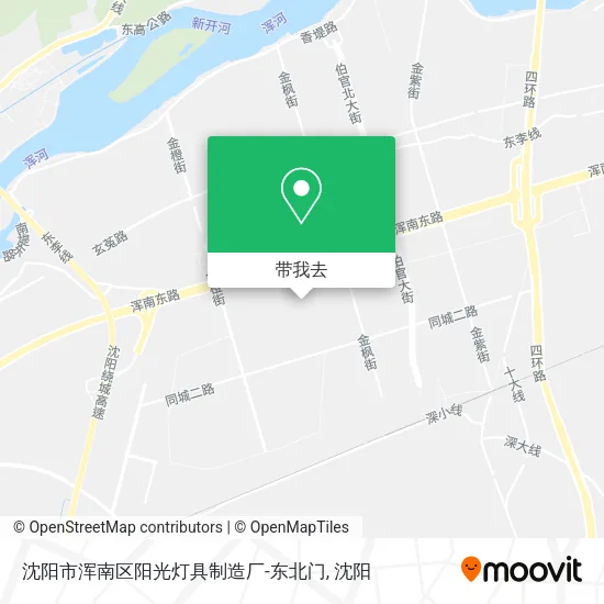 沈阳市浑南区阳光灯具制造厂-东北门地图