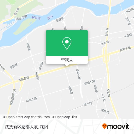 沈抚新区总部大厦地图
