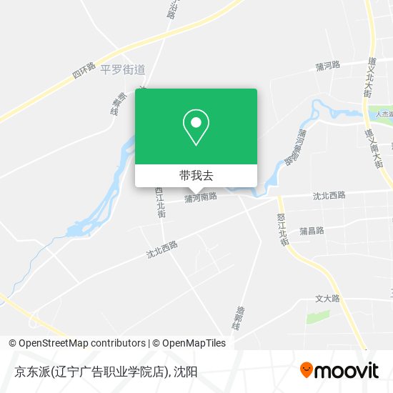 京东派(辽宁广告职业学院店)地图