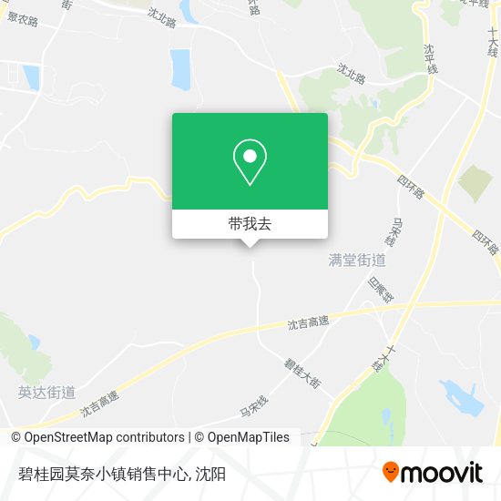 碧桂园莫奈小镇销售中心地图