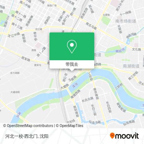 河北一校-西北门地图