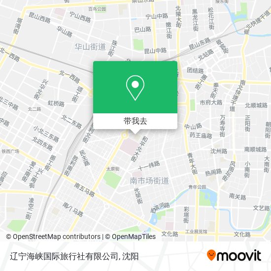 辽宁海峡国际旅行社有限公司地图