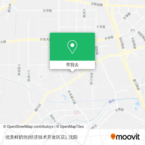 优美鲜奶坊(经济技术开发区店)地图