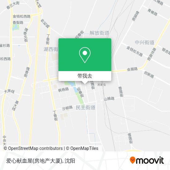 爱心献血屋(房地产大厦)地图