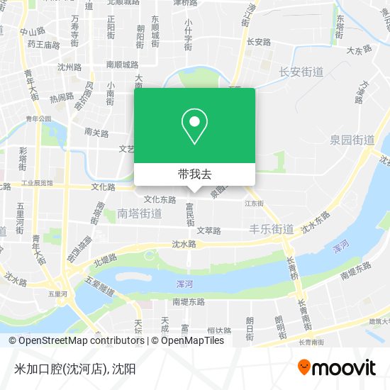 米加口腔(沈河店)地图