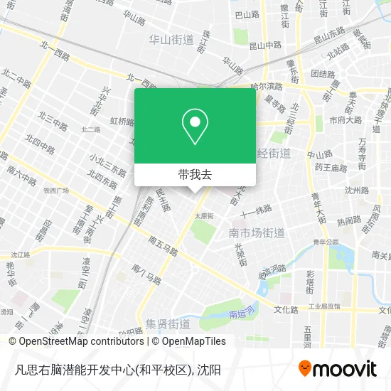 凡思右脑潜能开发中心(和平校区)地图