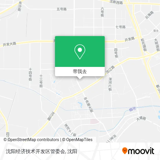 沈阳经济技术开发区管委会地图
