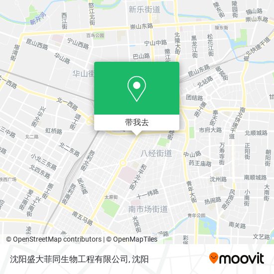沈阳盛大菲同生物工程有限公司地图