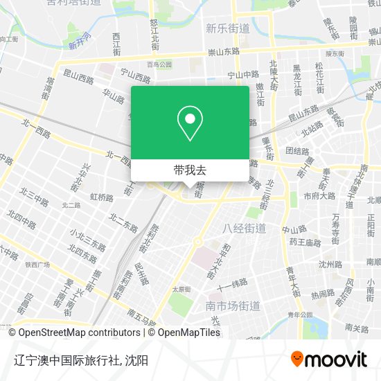辽宁澳中国际旅行社地图