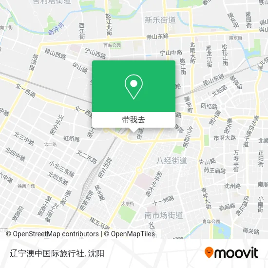 辽宁澳中国际旅行社地图