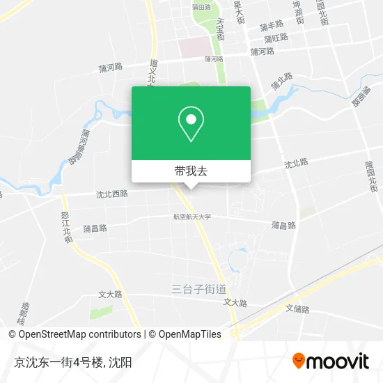 京沈东一街4号楼地图