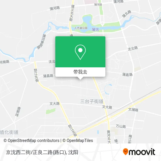 京沈西二街/正良二路(路口)地图