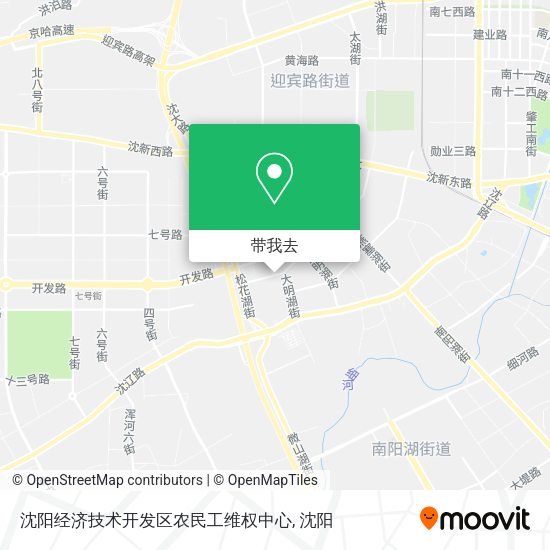 沈阳经济技术开发区农民工维权中心地图