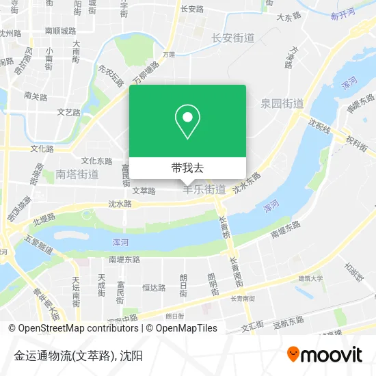 金运通物流(文萃路)地图