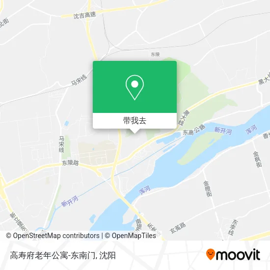 高寿府老年公寓-东南门地图