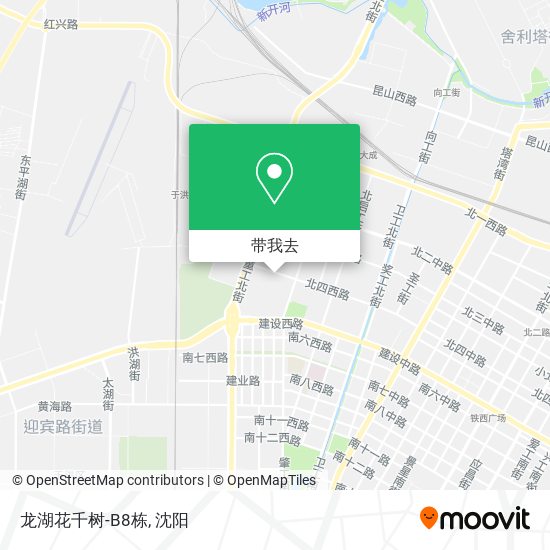 龙湖花千树-B8栋地图