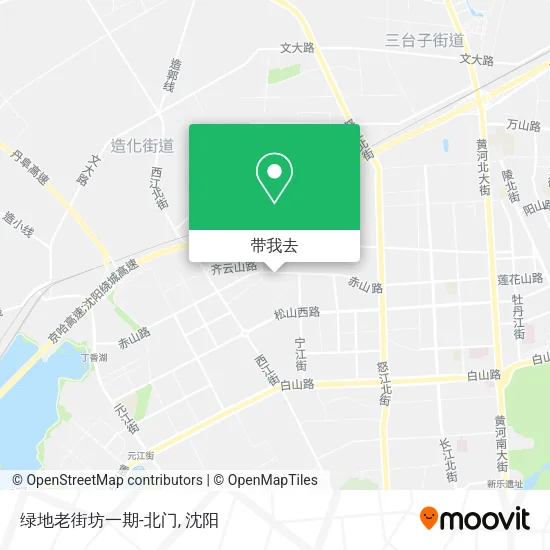 绿地老街坊一期-北门地图
