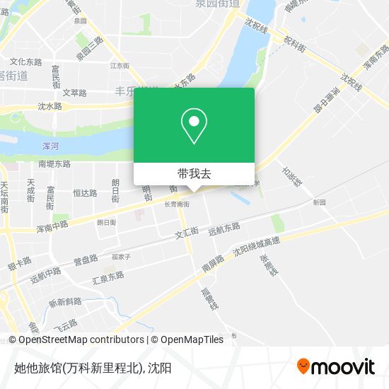 她他旅馆(万科新里程北)地图
