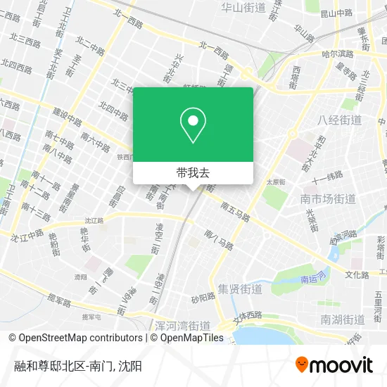 融和尊邸北区-南门地图