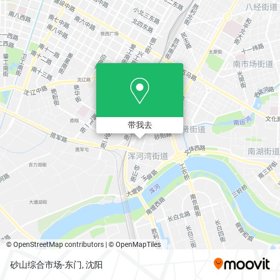 砂山综合市场-东门地图
