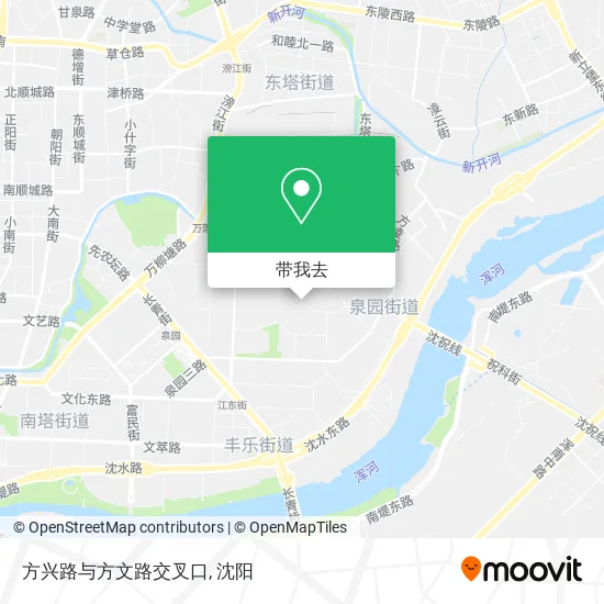方兴路与方文路交叉口地图