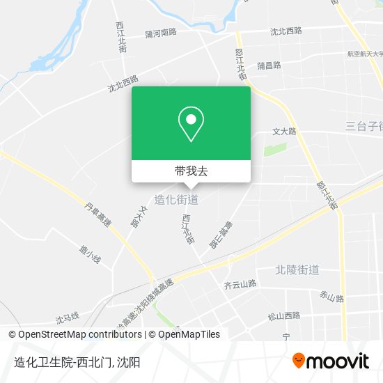 造化卫生院-西北门地图