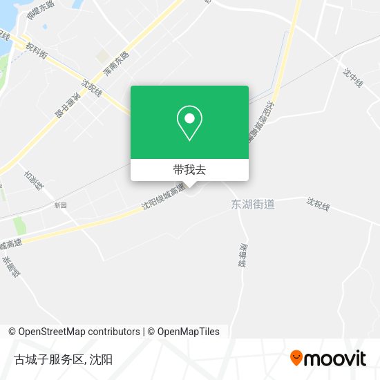 古城子服务区地图